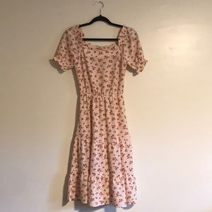 Brand New Pink and Flowy Flower Dress